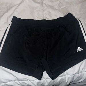 Women’s Adidas black running shorts
